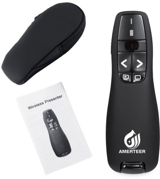 Presentation remote for play video